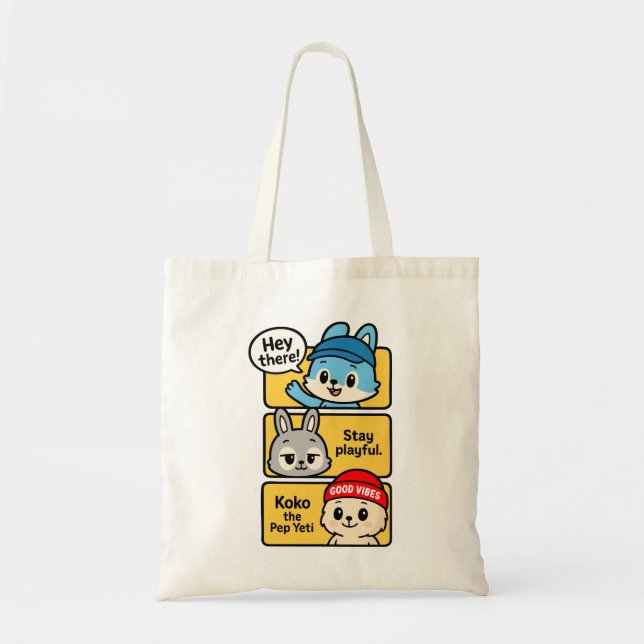 Stay Playful Tote Bag (Front)