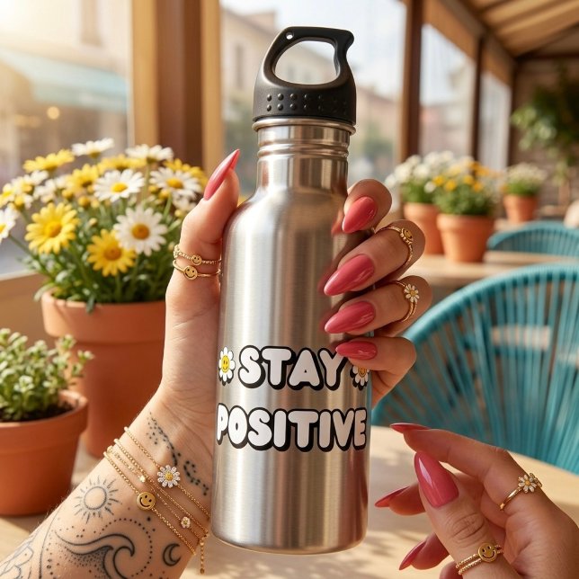 Stay Positive 532 Ml Water Bottle (Creator Uploaded)