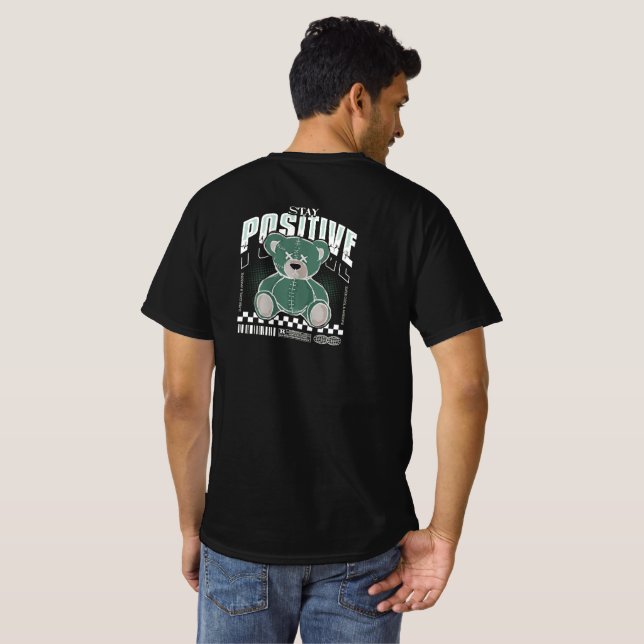 Stay Positive Bear Tee (Back Full)