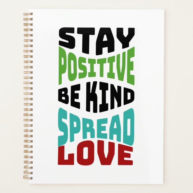 Stay Positive Planner (Front)