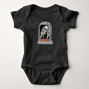 STAY POSITIVE SKELETON BABY BODYSUIT