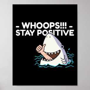 Stay Positive Sticker3 Poster