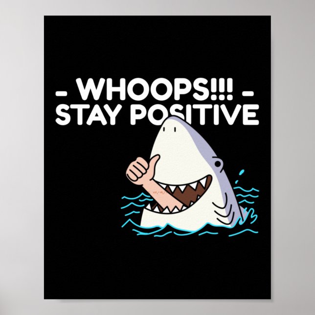 Stay Positive Sticker3  Poster (Front)