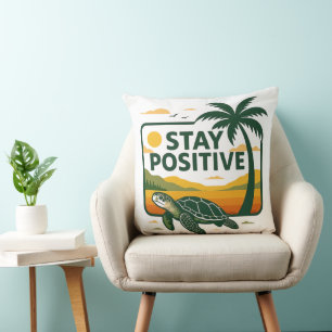Stay Positive Tide Hoodie Baby T-Shirt Cushion