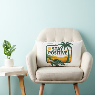 Stay Positive Tide Hoodie Baby T-Shirt Lumbar Cushion