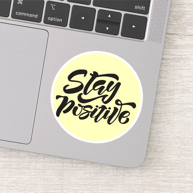 Stay Positive Yellow (Detail)