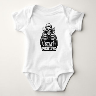 Stay Positve Baby Bodysuit