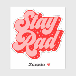 Stay Rad 4-Inch Graphic Decal