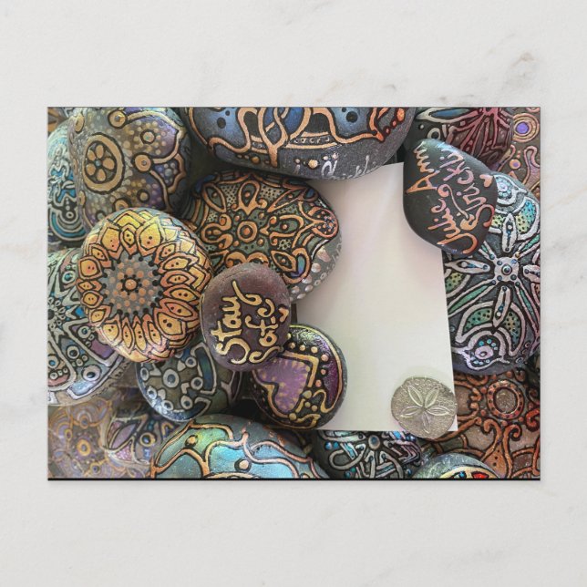 Stay safe Post Card by Julie Ann Stricklin (Front)