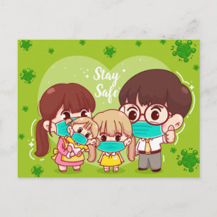 Stay Safe Postcard