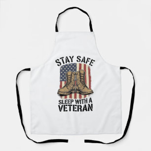 Stay Safe Sleep With A Veteran Vintage Boots Shirt Apron