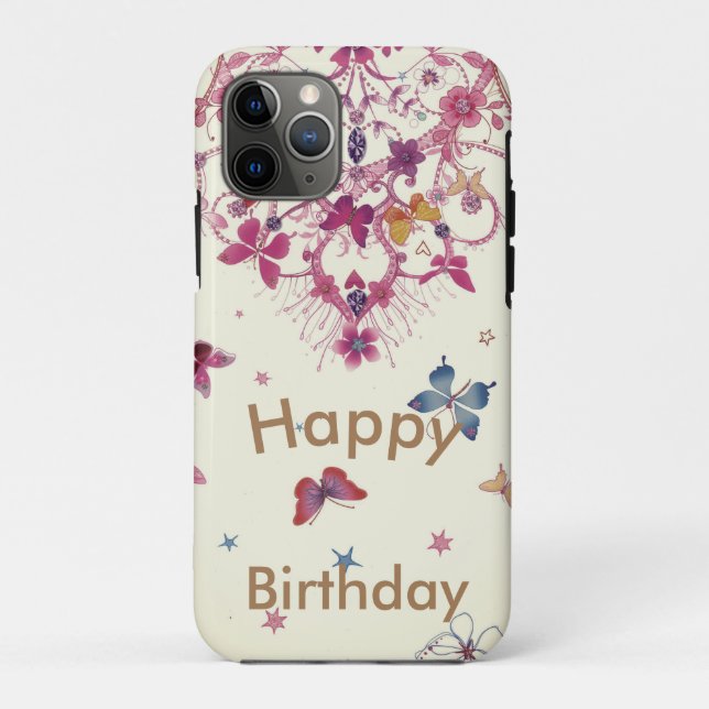 Stay Safe Travel Safe Happy Birthday Wishes Case-Mate iPhone Case (Back)