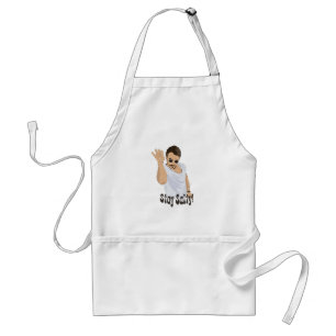Stay Salty Salt Bae Funny Meme Standard Apron