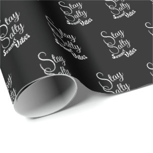Stay Salty Summer Vibes Wrapping Paper