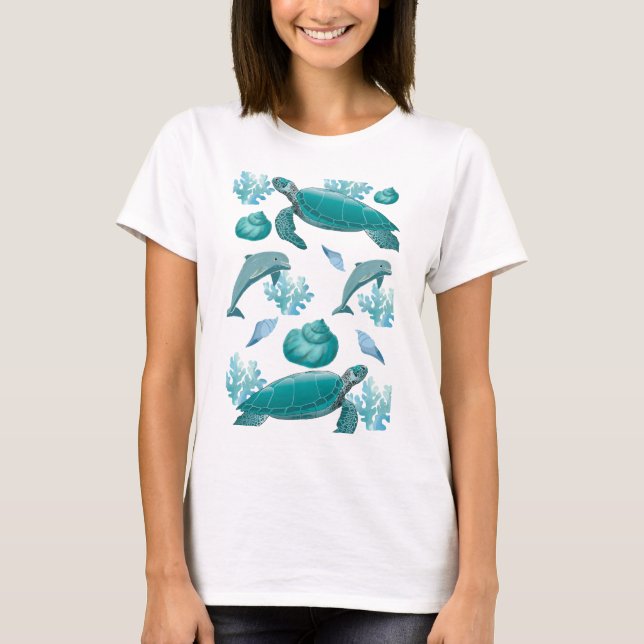 Stay Salty Tee | Aesthetic Ocean Vibes (Front)