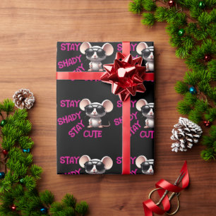 Stay Shady, Stay Cute Mouse Wrapping Paper