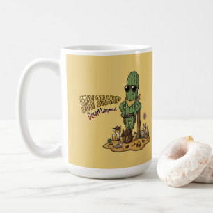 Stay Sharp Desert Legend Cowboy Cactus Illustratio Coffee Mug