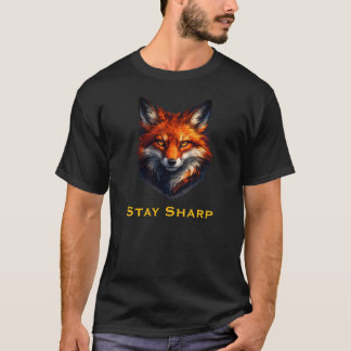 Stay Sharp Fox Graphic T-Shirt