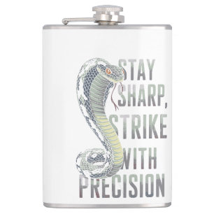 Stay Sharp, Strike with Precision - Cobra Design Hip Flask