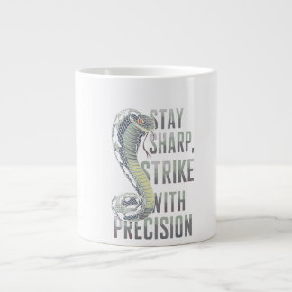 Stay Sharp, Strike with Precision - Cobra Design Large Coffee Mug