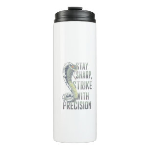 Stay Sharp, Strike with Precision - Cobra Design Thermal Tumbler