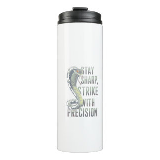 Stay Sharp, Strike with Precision - Cobra Design Thermal Tumbler