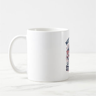 Stay Sober Patriotic Vintage Fireworks Shirt Desig Coffee Mug