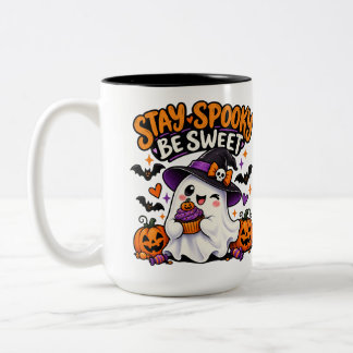 Stay Spooky Be Sweet Cute Ghost Halloween Mug