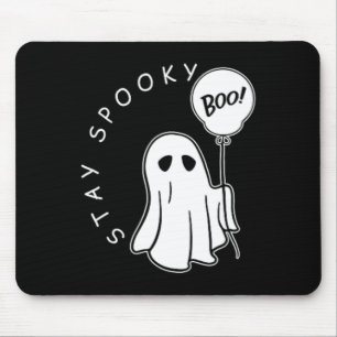Stay Spooky Boo Cute Ghost Halloween Spooky Season Mouse Pad