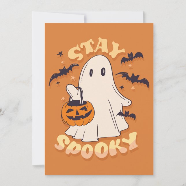 Stay Spooky Ghost Card (Front)