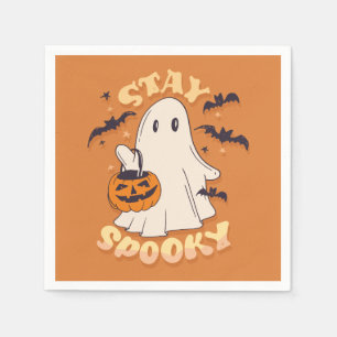 Stay Spooky Ghost Napkin