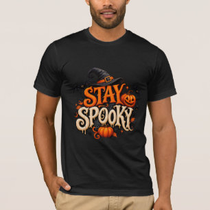 Stay Spooky Halloween Shirt Design – Cute Witch