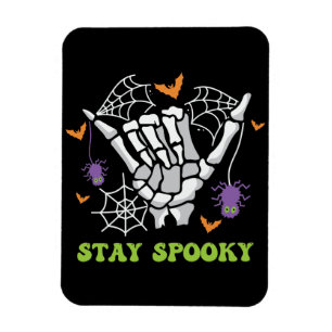 Stay Spooky Halloween Skeleton Hand Magnet