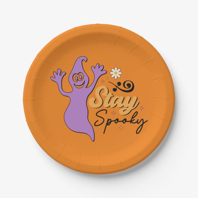 Stay Spooky Paper Plate (Front)