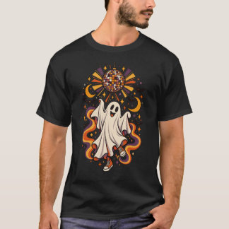 Stay Spooky Retro Disco Ghost Halloween T-Shirt
