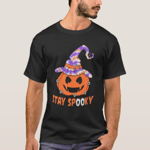 Stay Spooky Tie Dye Pumpkin Witch Lovers Halloween T-Shirt