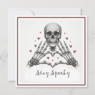 Stay Spooky Valentine Holiday Card