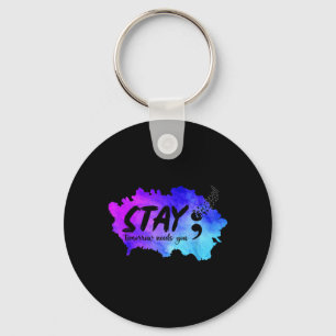 Stay Stay Strong Prevention Awareness Support Key Ring