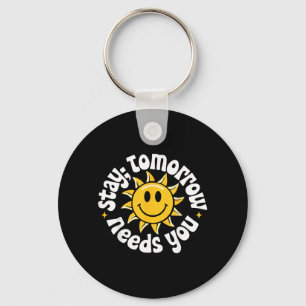 Stay Stay Strong Today Awareness Mental Health Art Key Ring