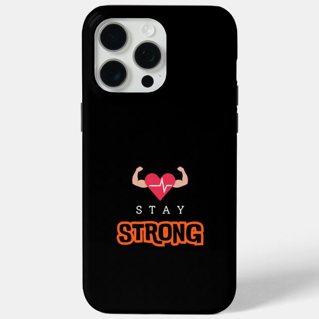 Stay Strong Case-Mate iPhone Case (Back)