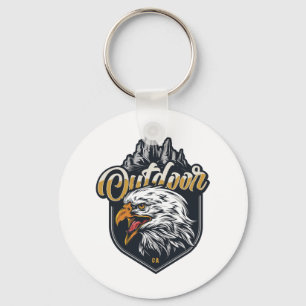 Stay Strong Eagle Outdoor Motivational quotes   Key Ring