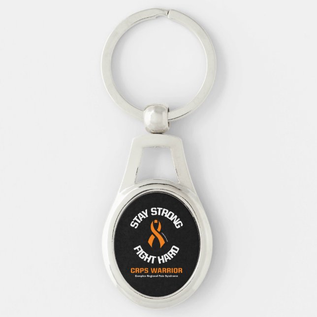 STAY STRONG FIGHT HARD...CRPS KEY RING (Front)