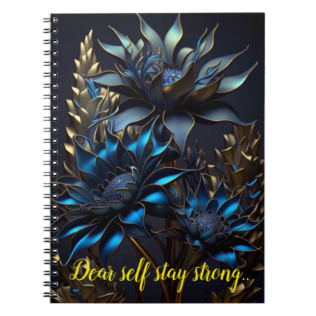 stay strong notebook (Front)