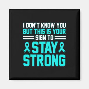 Stay Strong Ptsd Stress Awareness Ribbon Graphic Magnet