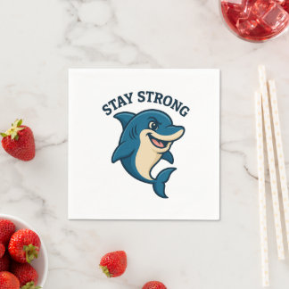 Stay Strong Splash T-Shirt Napkin