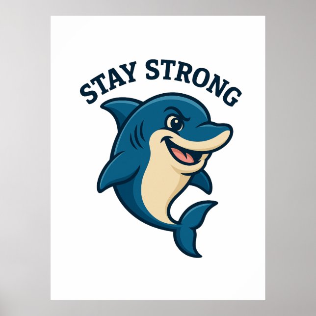 Stay Strong Splash T-Shirt Poster (Front)