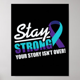 Stay Strong Suicide Awareness Mental Health Poster