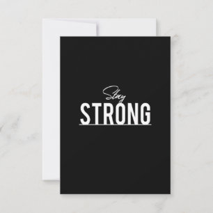 stay strong thank you card