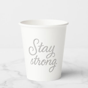 Stay Strong Tri-Blend Shirt Two-Tone Coffee Mug Paper Cups