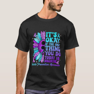 Stay Sunflower Suicide Prevention Awareness Week S T-Shirt